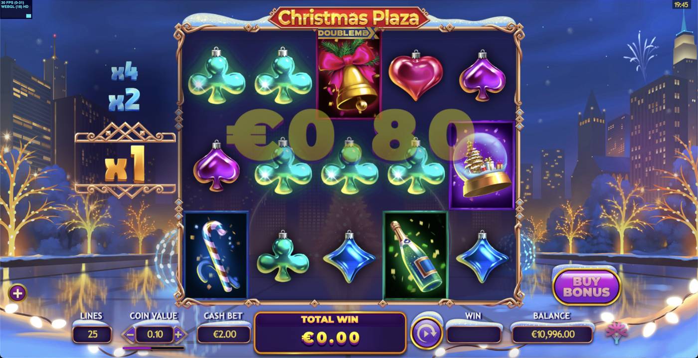 Christmas Plaza DoubleMax: image of winning