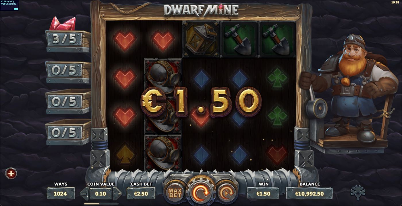 Dwarf Mine: image of winning