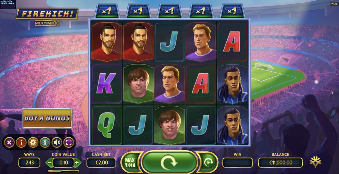 Firekick! MultiMax: image of main menu