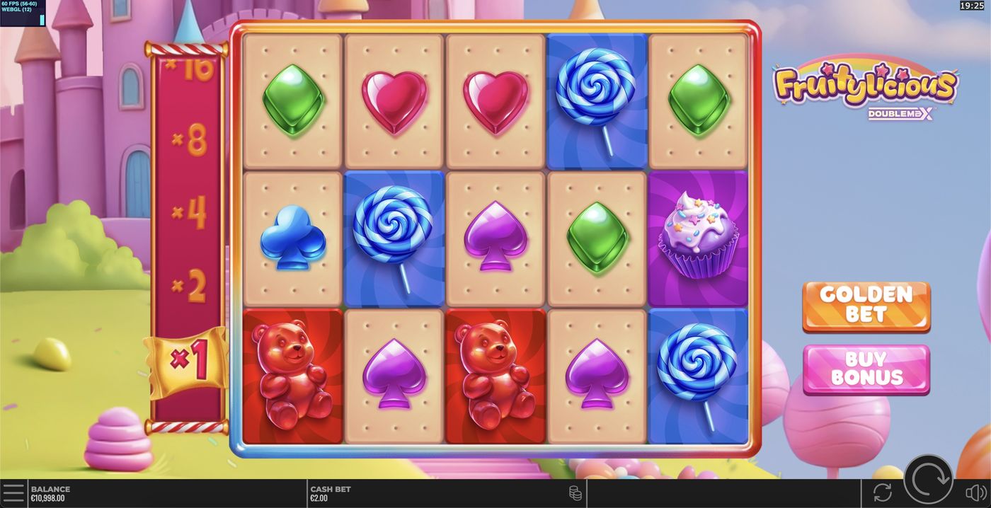 Fruitylicious DoubleMax: image of main menu