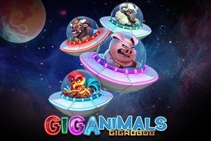 Giganimals GigaBlox Online Slot Logo