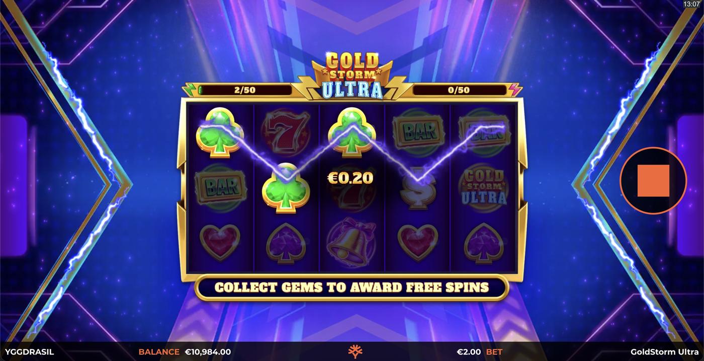 Goldstorm Ultra: image of winning