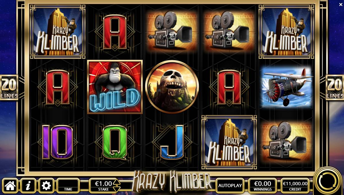 Krazy Klimber: image of main menu