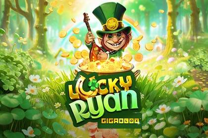 Lucky Ryan GigaBlox Online Slot Logo