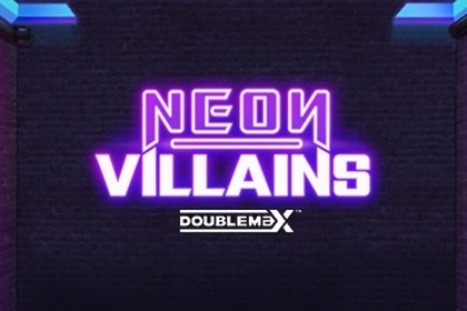 Neon Villains DoubleMax Online Slot Logo