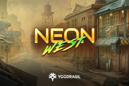 Neon West Online Slot Logo