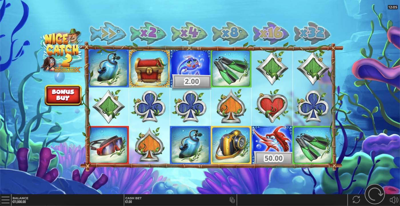 Nice Catch 2 DoubleMax: image of main menu