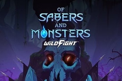 Of Sabers and Monsters Online Slot Logo