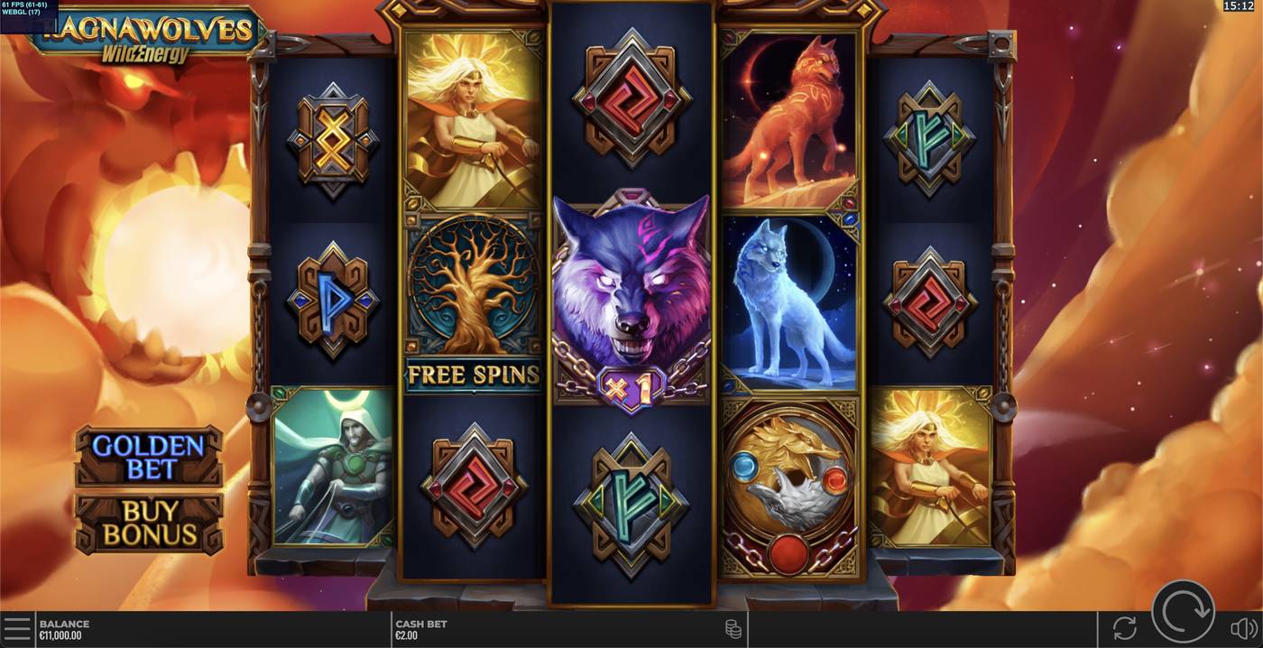 Ragnawolves WildEnergy: image of main menu