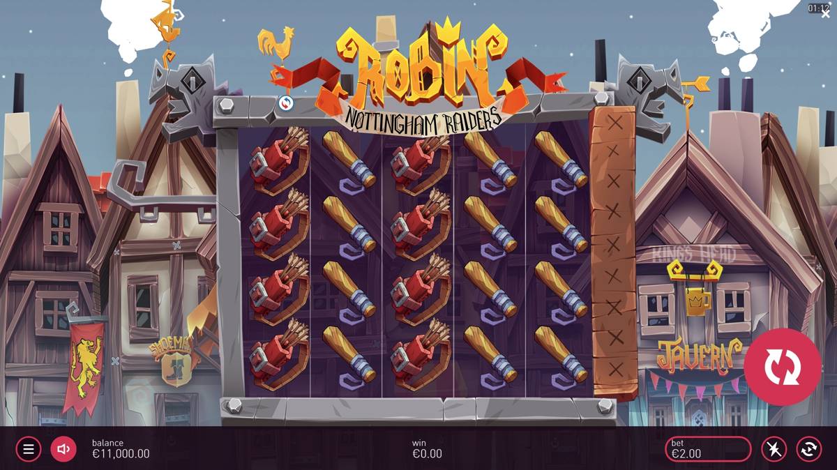 Robin: Nottingham Raiders: image of main menu