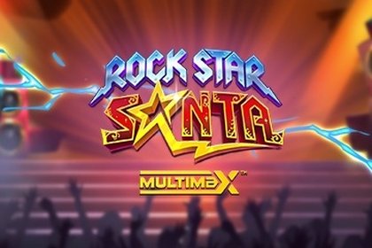 Rock Star Santa MultiMax Online Slot Logo