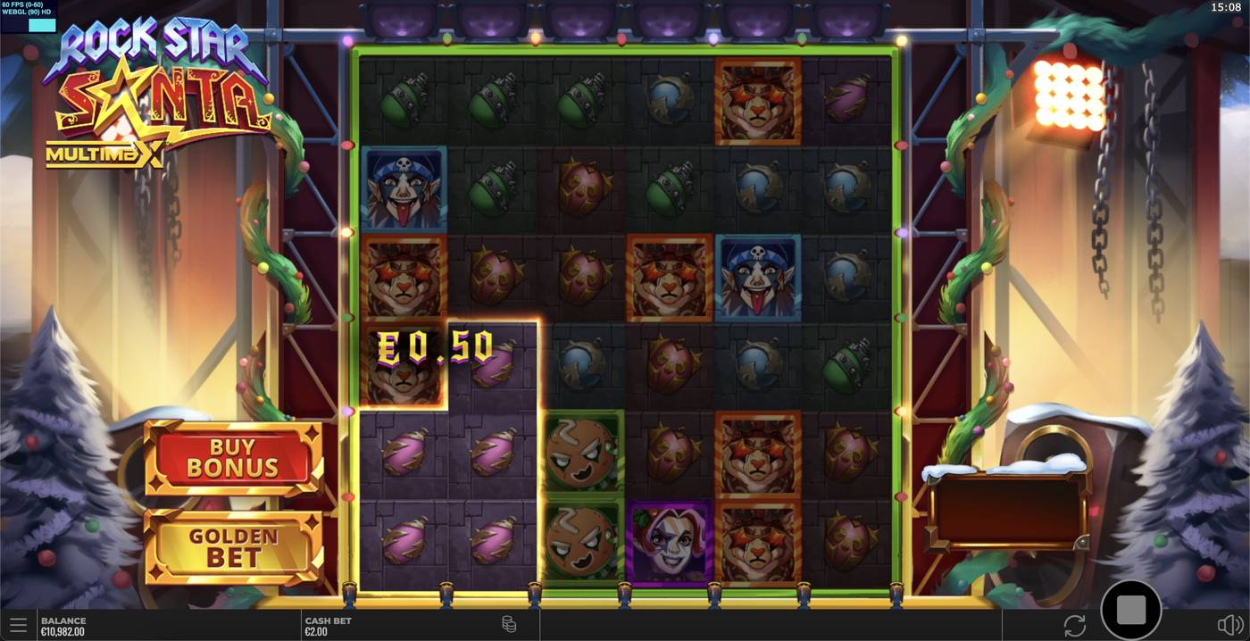 Rock Star Santa MultiMax: image of winning