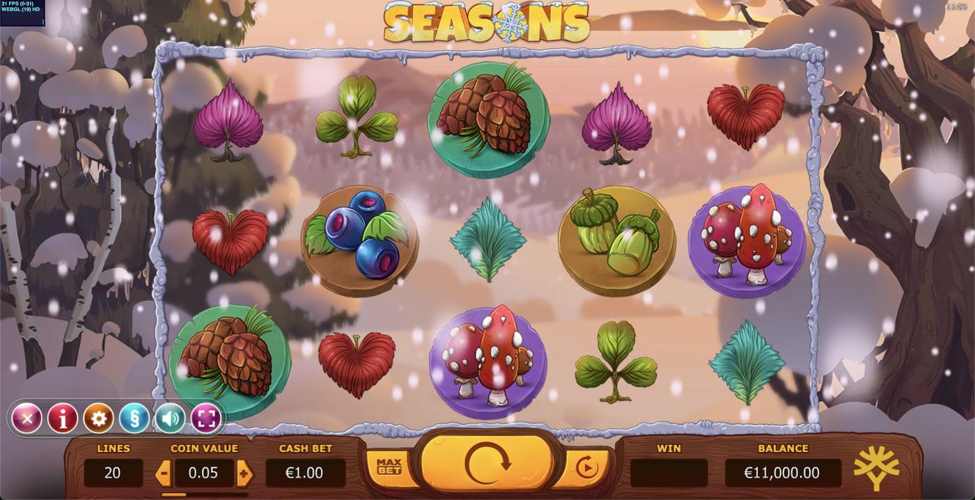 Seasons: image of main menu
