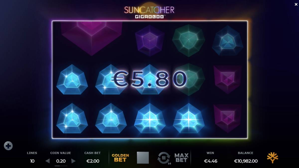 Suncatcher Gigablox: image of winning