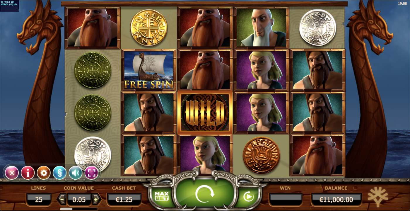 Vikings Go Wild: image of main menu