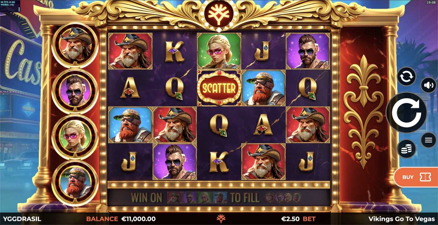 Vikings go to Vegas Wild Fight: image of main menu