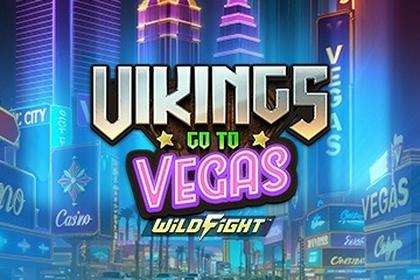 Vikings go to Vegas Wild Fight Online Slot Logo