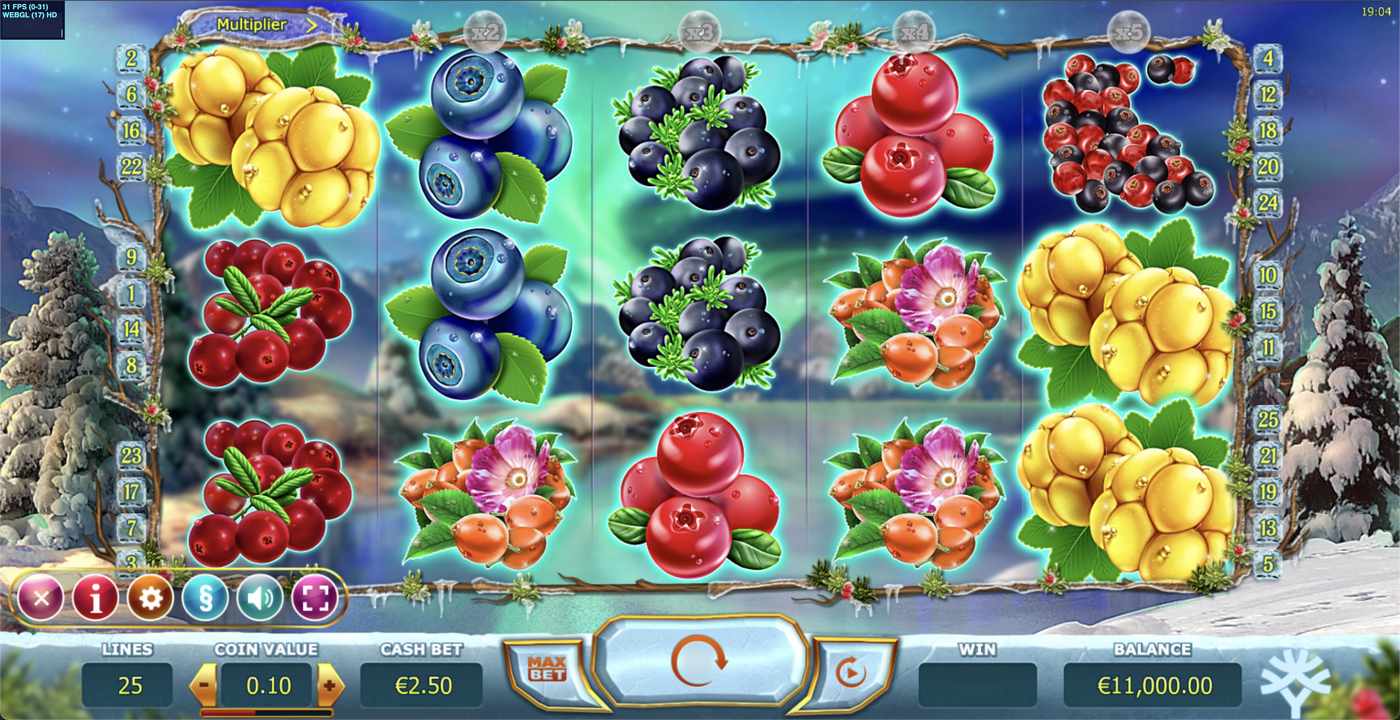 Winterberries: image of main menu