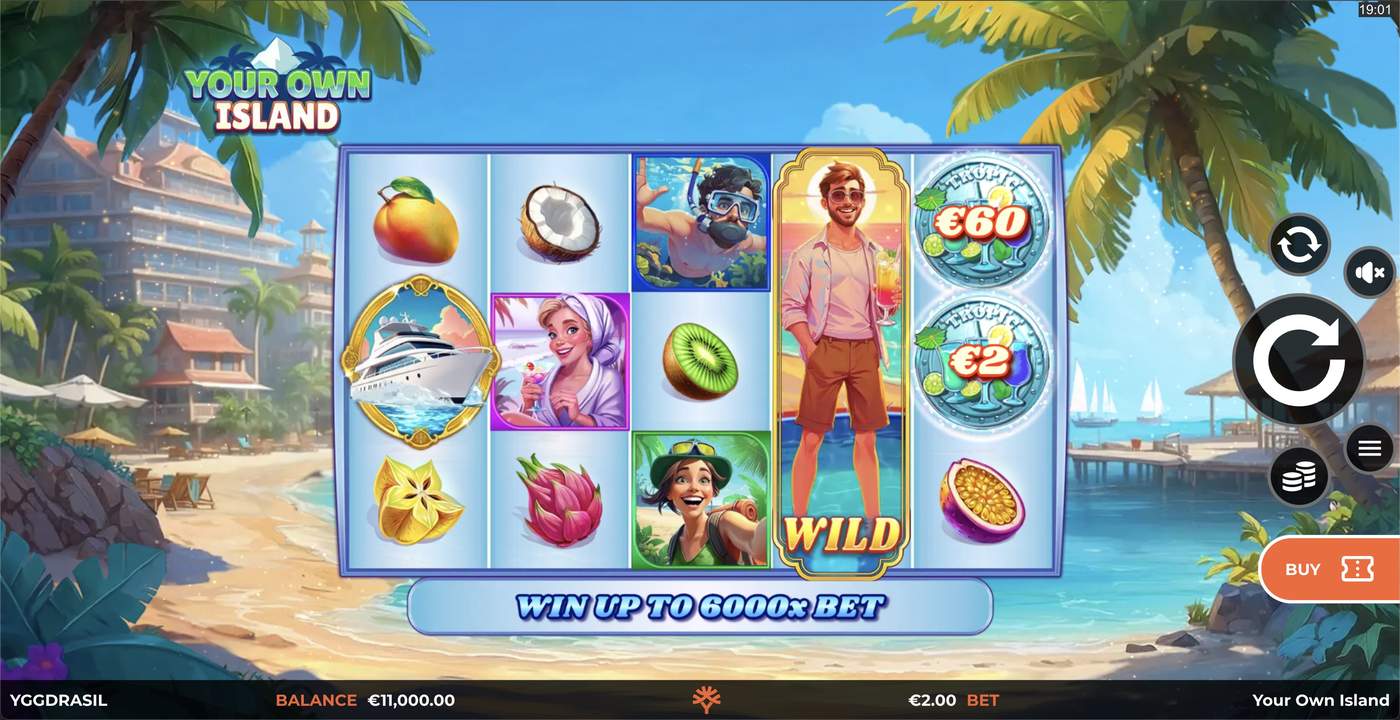 Your Own Island: image of main menu