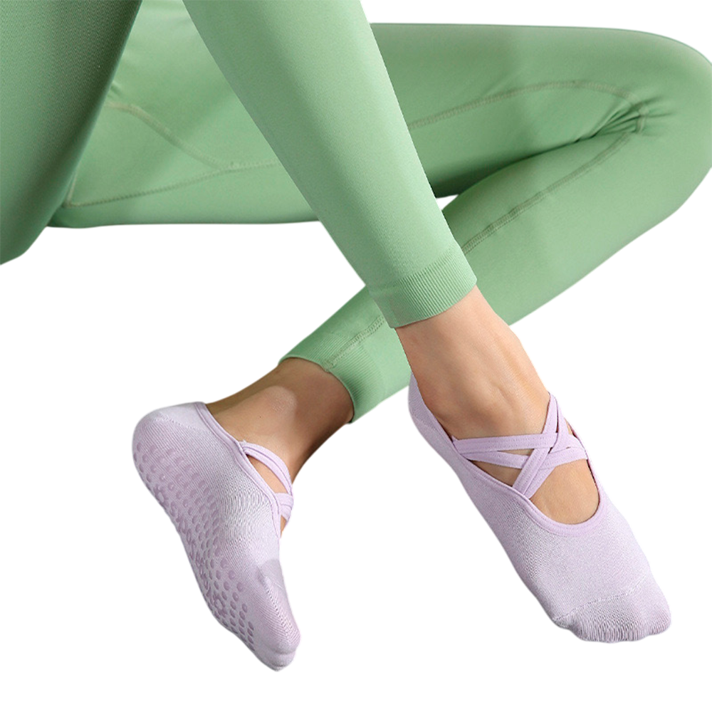 Носки для йоги с резиночками 
