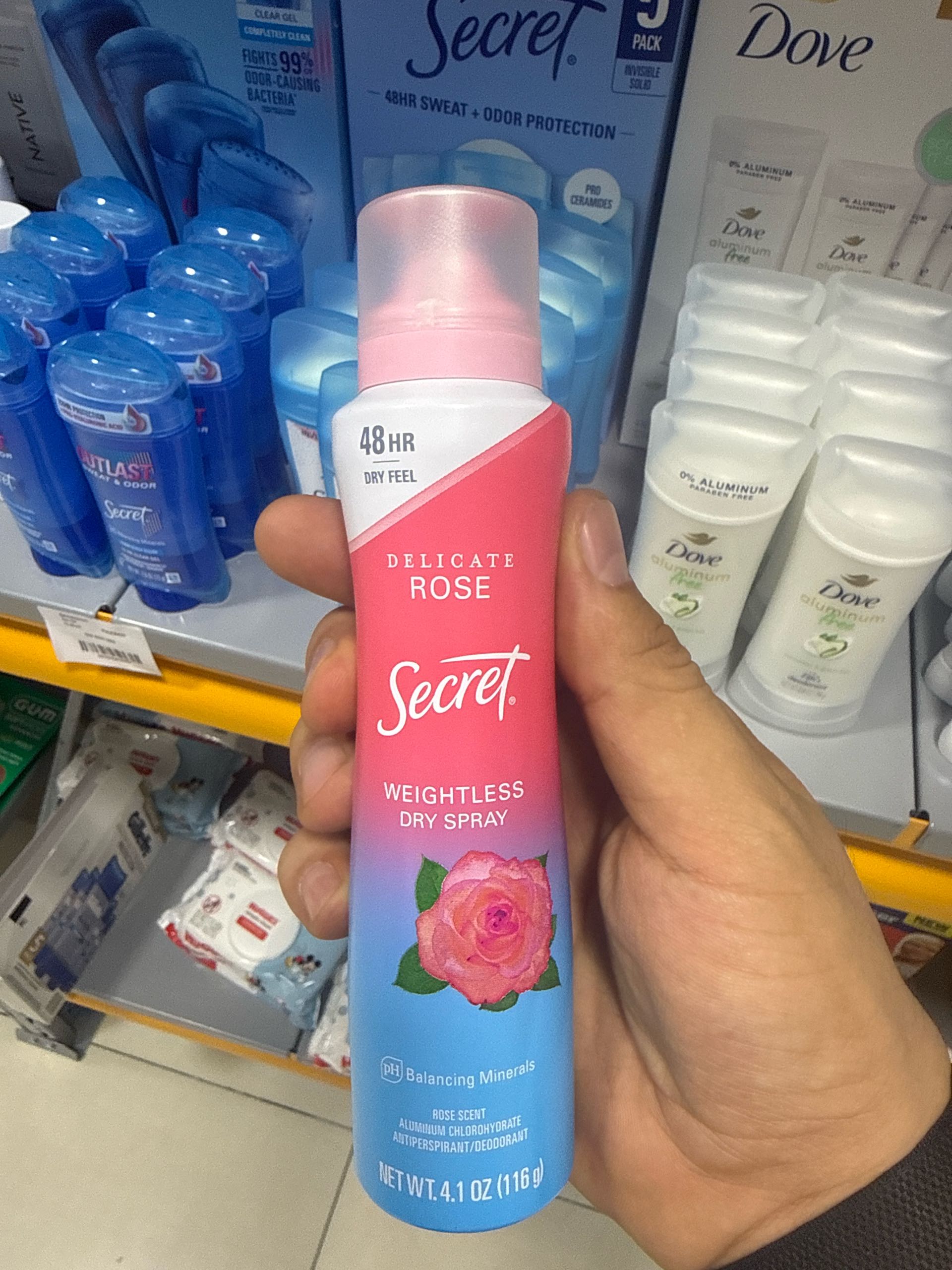 Secret дезодорант Delicate Rose 116u