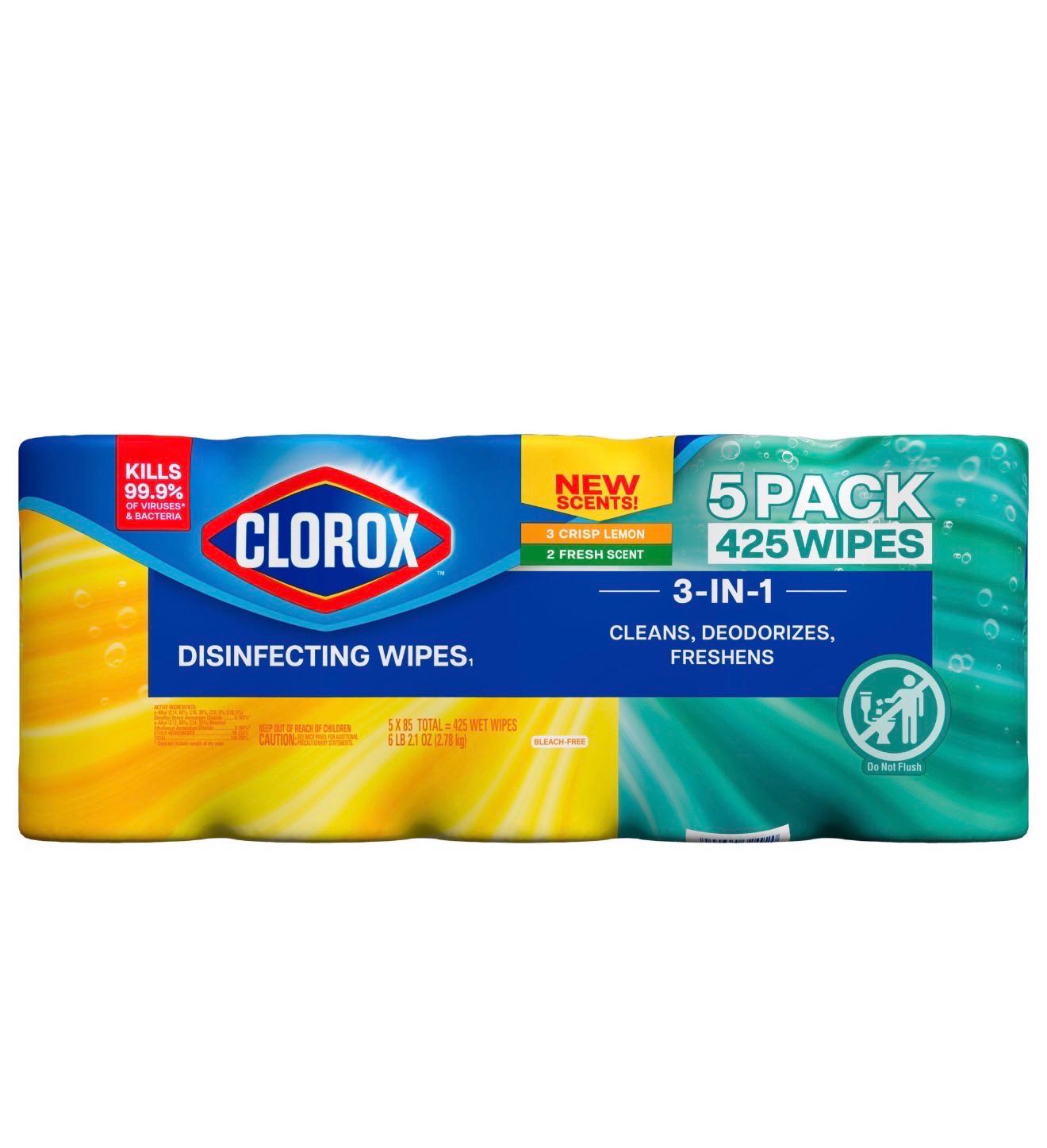 Clorox дизенфицируюшие салфетки 85шт