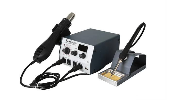 "Kaisi 862D 2 in 1 soldering rework station (Digital display*1)"