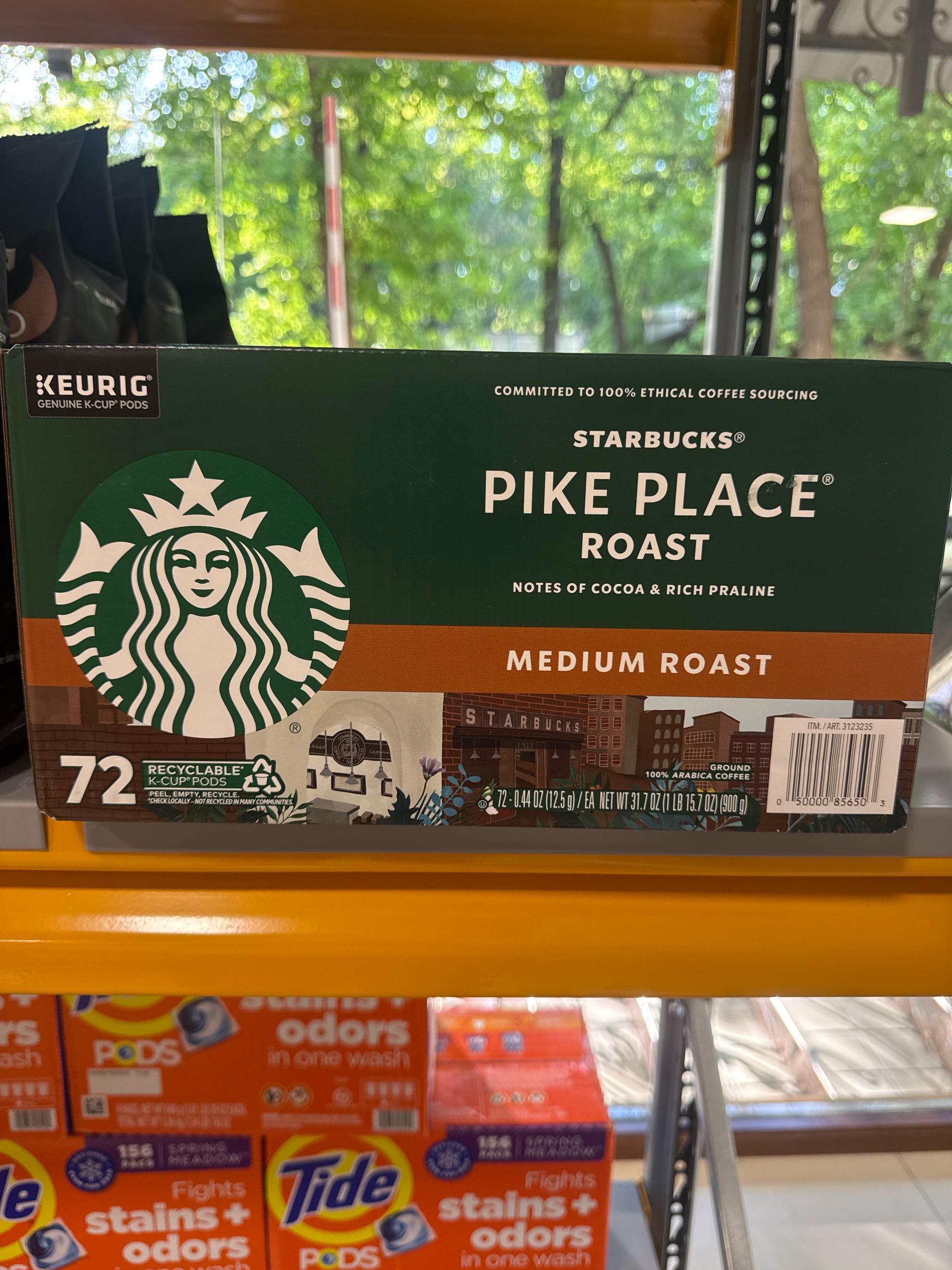 Starbucks кофе Pike Place 72капсулы