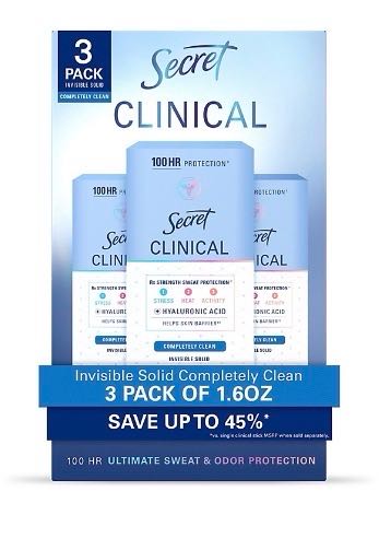 Secret дезодорант Clinical H&Y 45 г