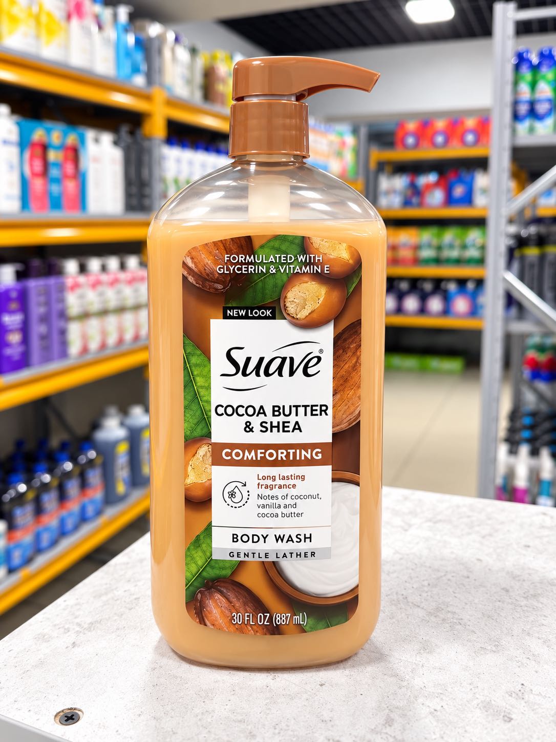 Suave Cocoa B & Shea Гель для душа 887мл