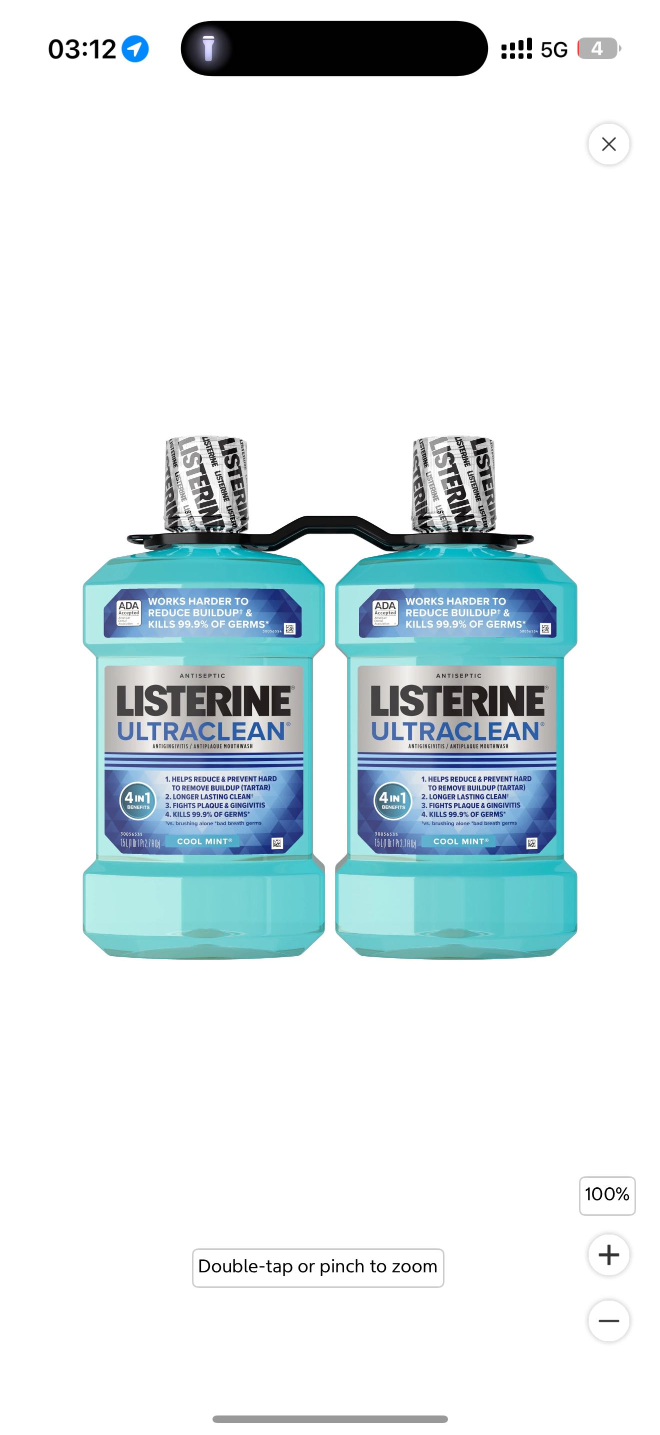 Listerine ополаскиватель 1.5l