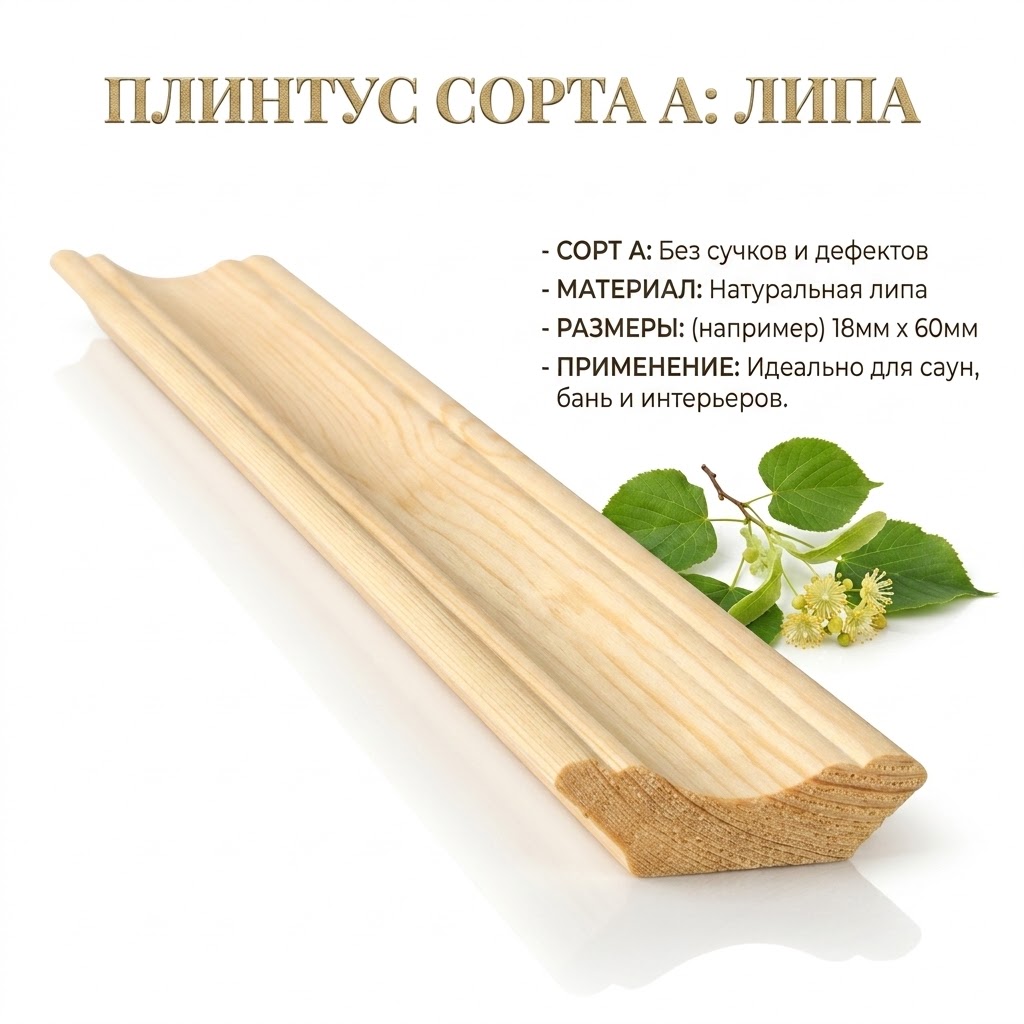 Плинтус с.А Липа 2.5м
