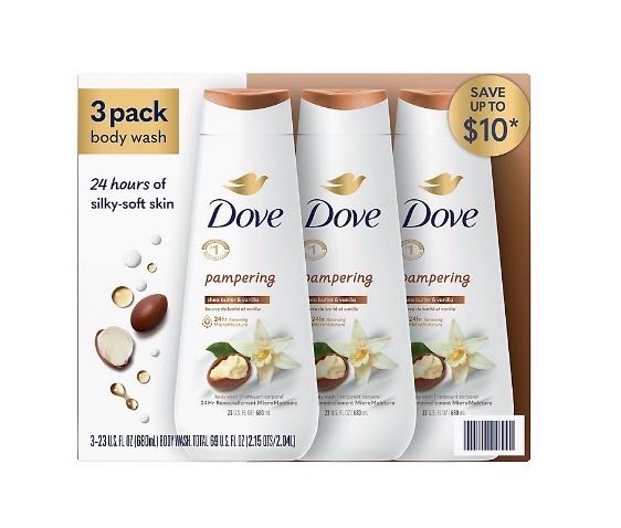Dove гель для душа Pamper 700мл
