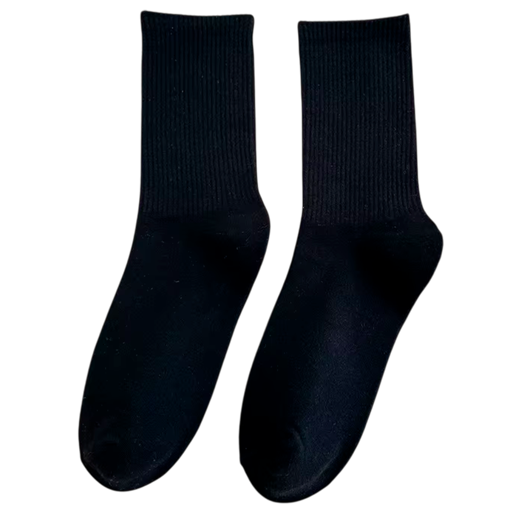 Носки длинные однотонные 