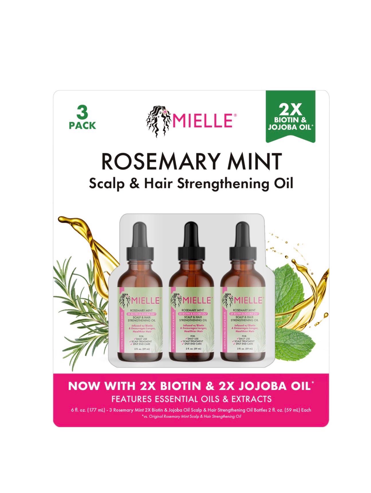 Mielle масло для волос Rosemary Mint