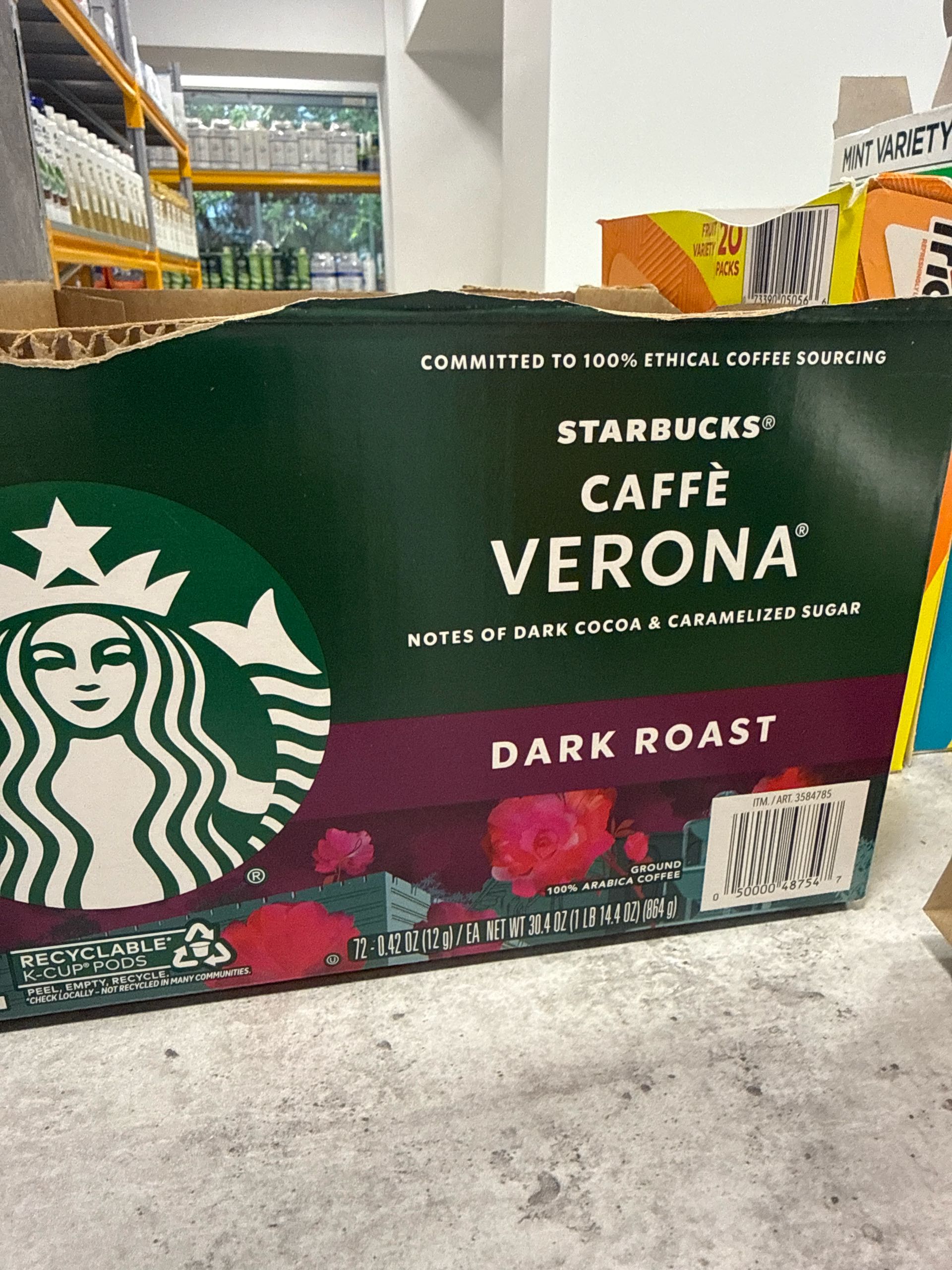 Starbucks кофе Verona (поштучно)