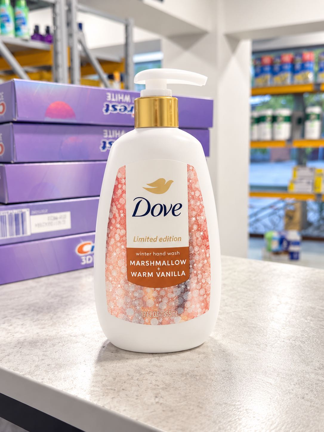 Dove жидкое мыло Marshmallow 355 мл
