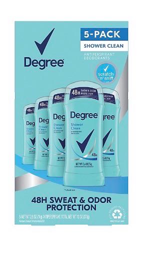 Degree дезодорант Shover Clean 71г