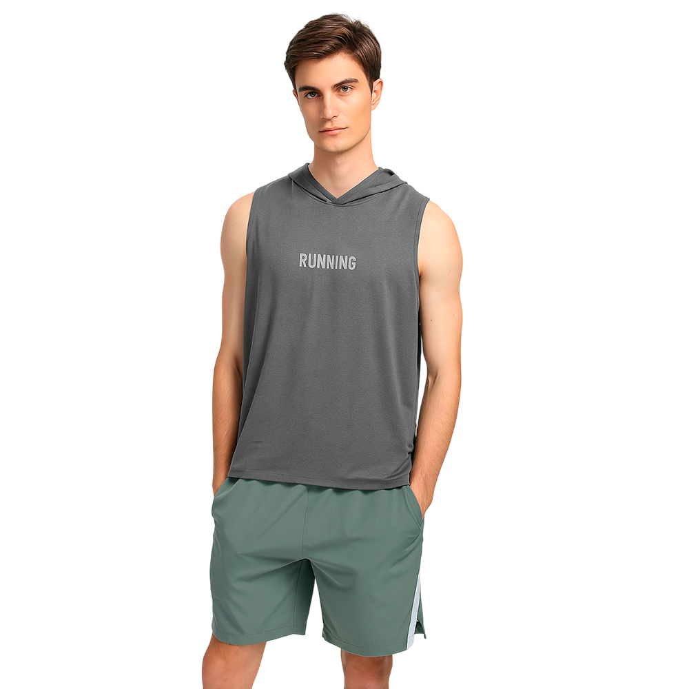 Майка с капюшоном running 