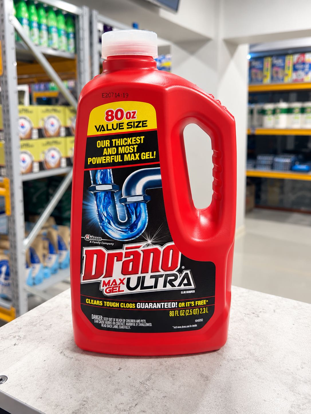 Drano средство для устранение засоров Ultra 2.3л
