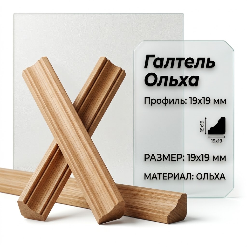 Галтель Ольха 19x19 3.2м