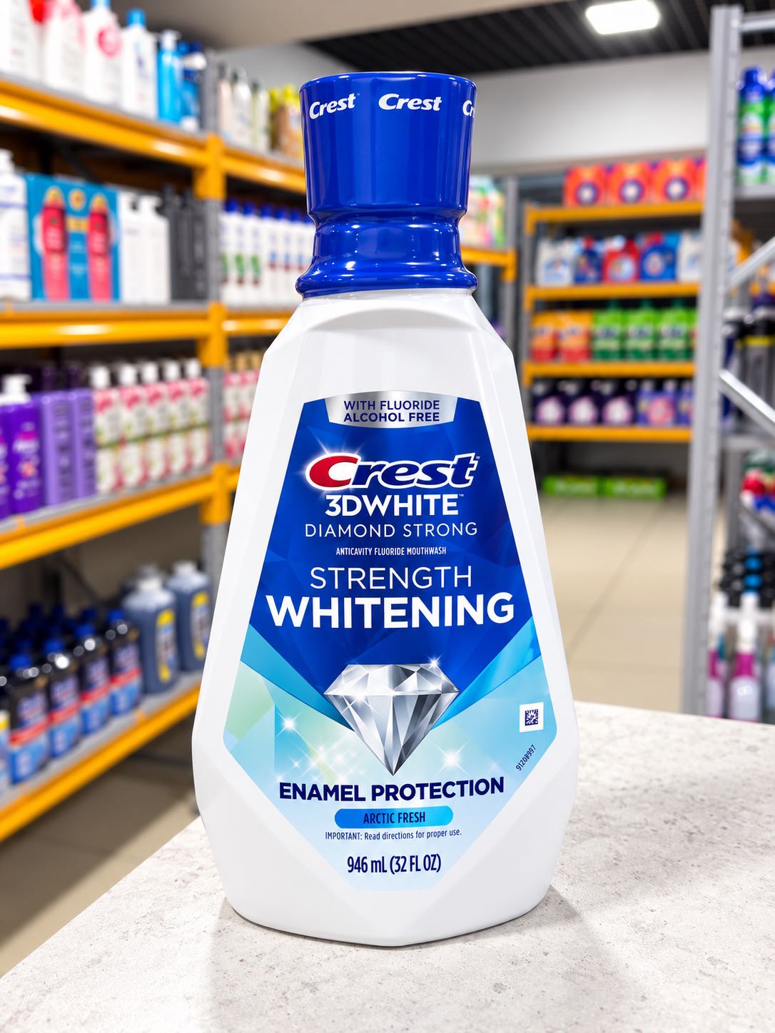 Crest ополаскиватель 3D White Strength W 946мл