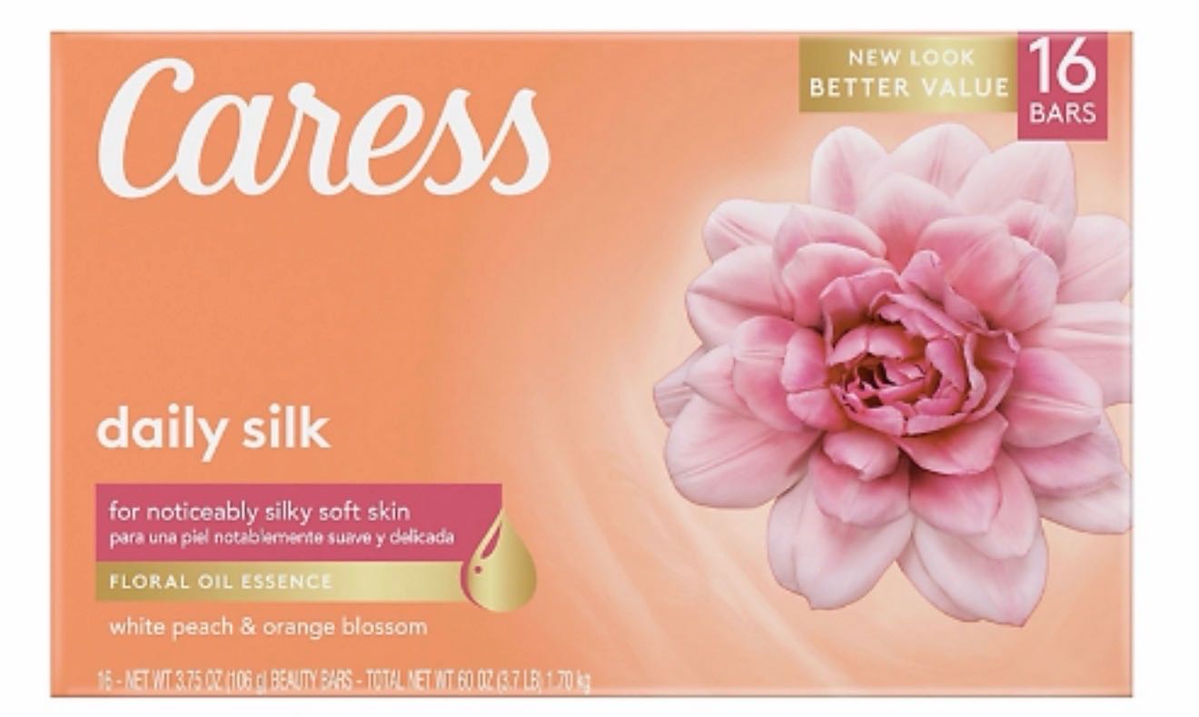 Caress мыло White Peach 106г