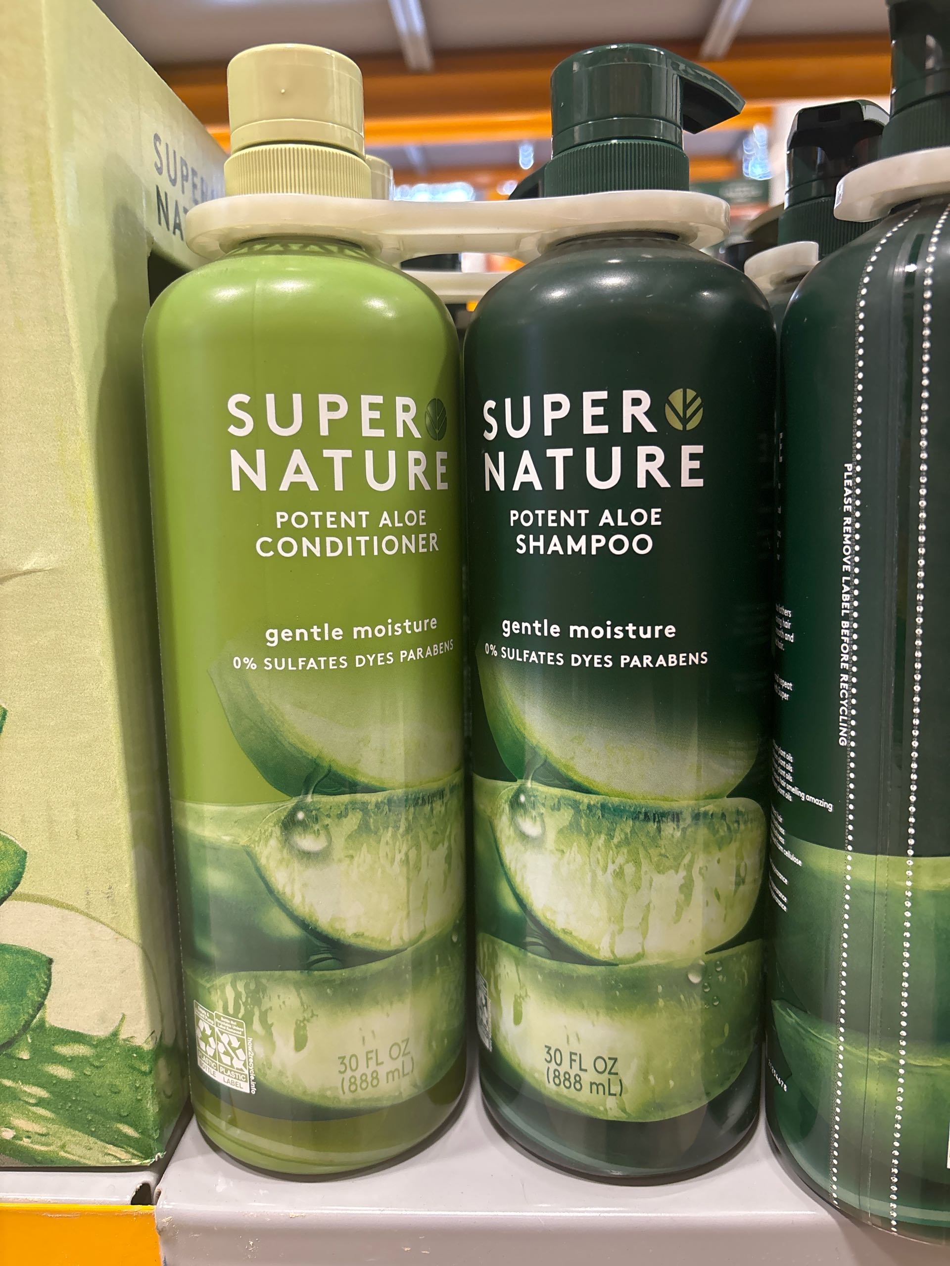 Super Nature набор шампунь кондиционер Potent Aloe 888мл