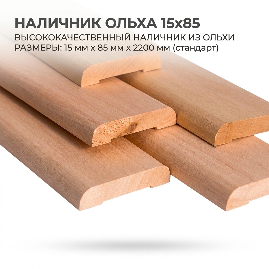 Наличник Ольха 15x85 2.4м