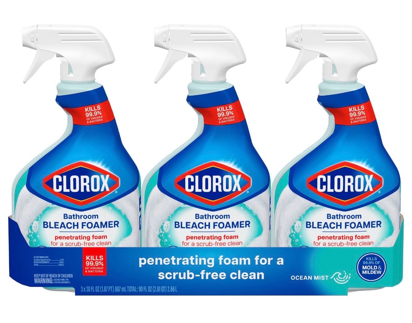 Clorox cпрей Bleach Foamer 887мл