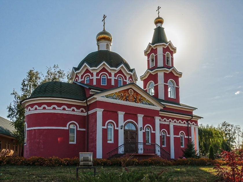 Село мичуринское. Храм Хмелевое Мичуринский район. Церковь Солунского Хмелевое. Старое Хмелевое Мичуринский район. Село Хмелевое Мичуринский район.