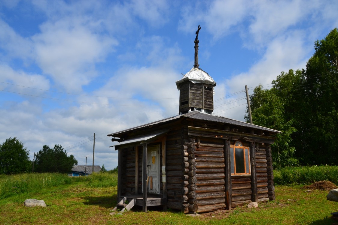 Каменка вологодская. Часовня Георгия Победоносца Карелия.