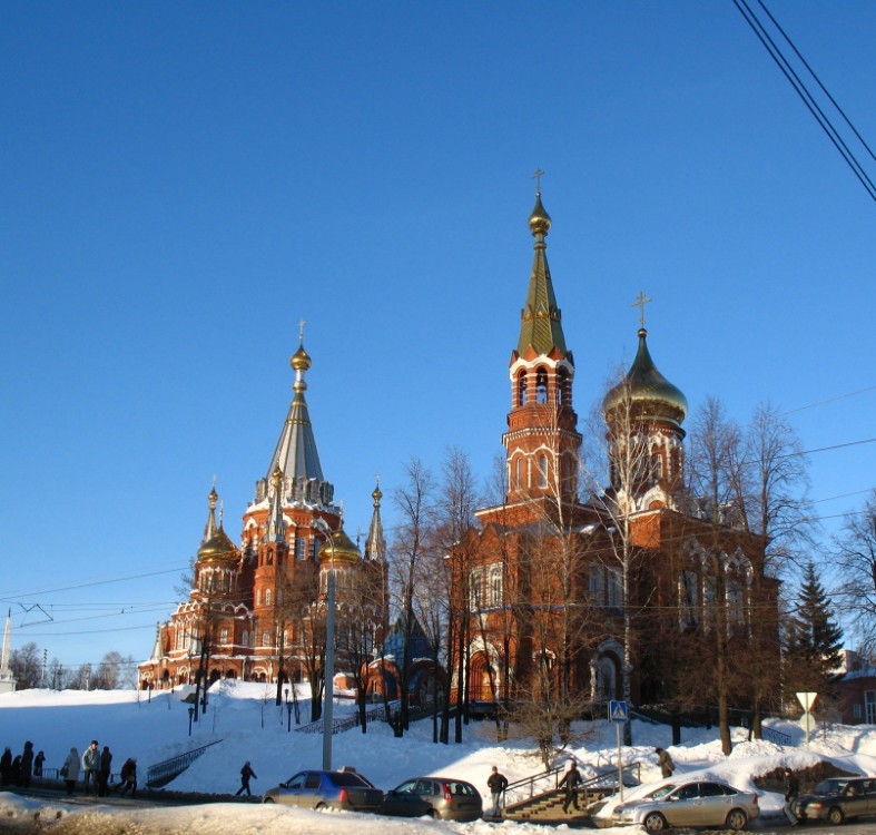 Свято Михайловский собор Ижевск зима