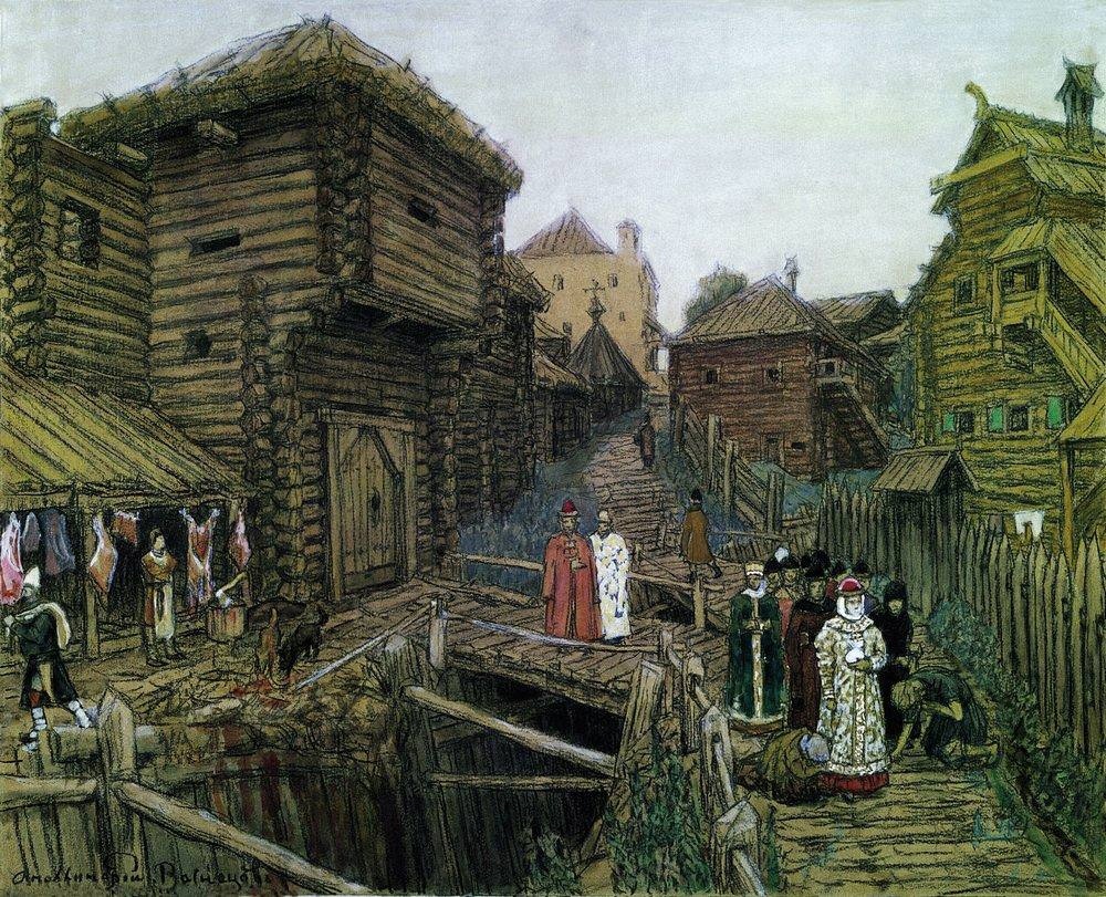 Русские города в произведениях